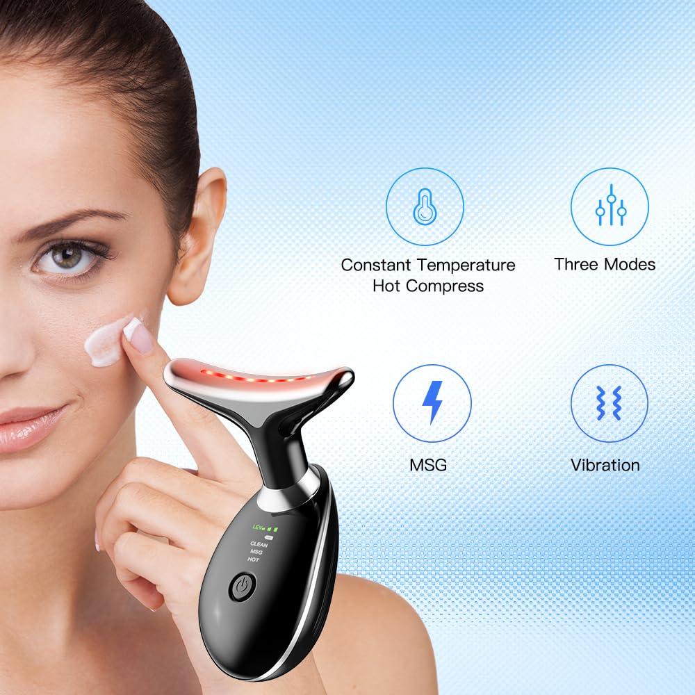 face massager tool vibrating 24K Golden Pulse Electric T-Shape Vibrating Facial Massage Tool