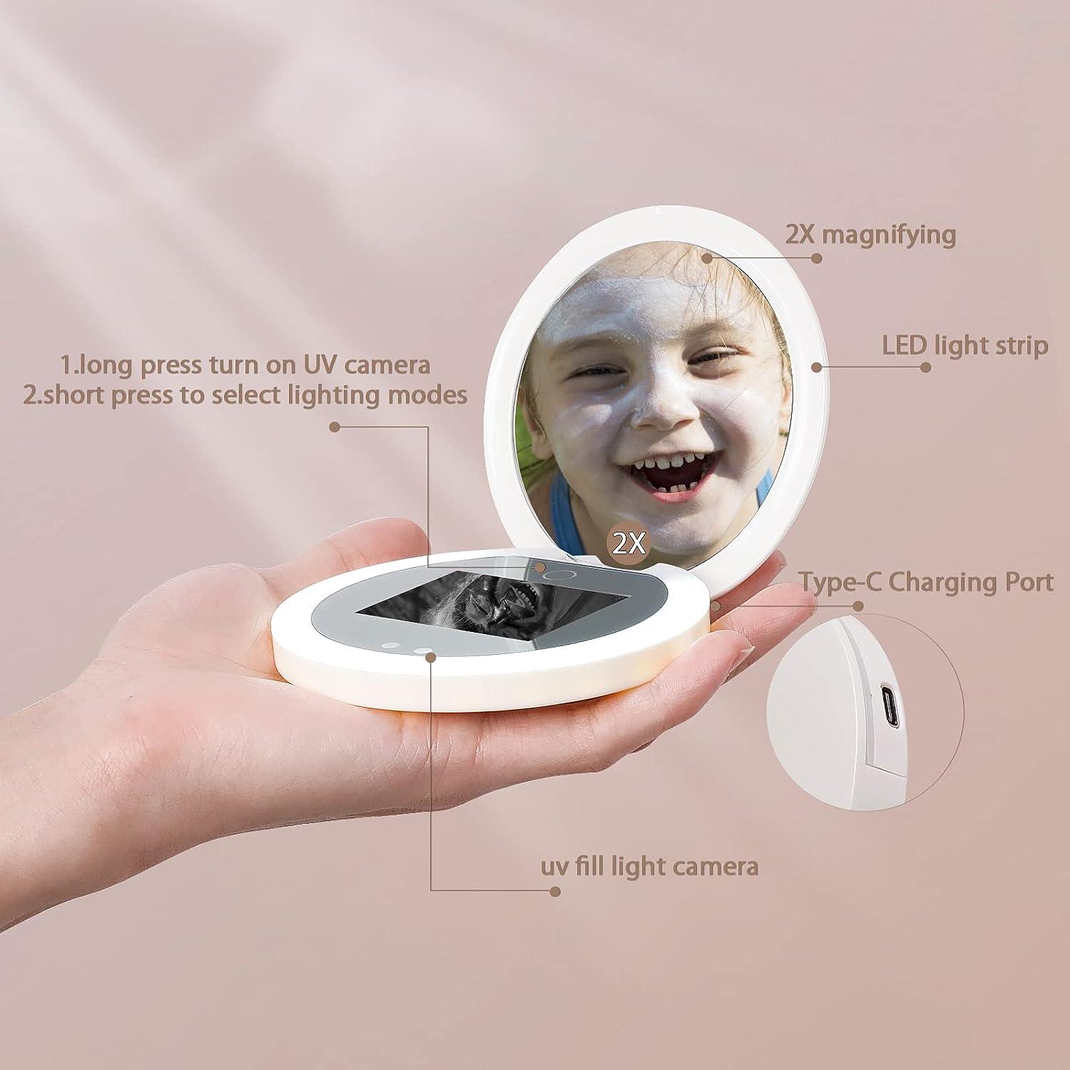 商品画像：Amazon.com: Generic UV Mirror Sunscreen Testing Camera with 2