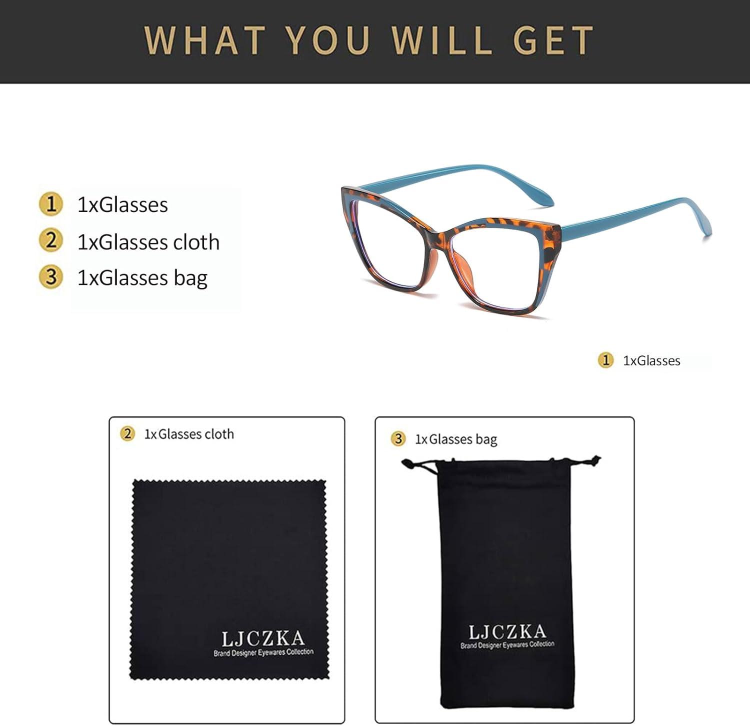 Anti Blue Light Glasses Women Vintage Brand Designer Myopia Prescription Optical Cat Eye Eye Glasses Computer Big Eyewear Frame - View #7