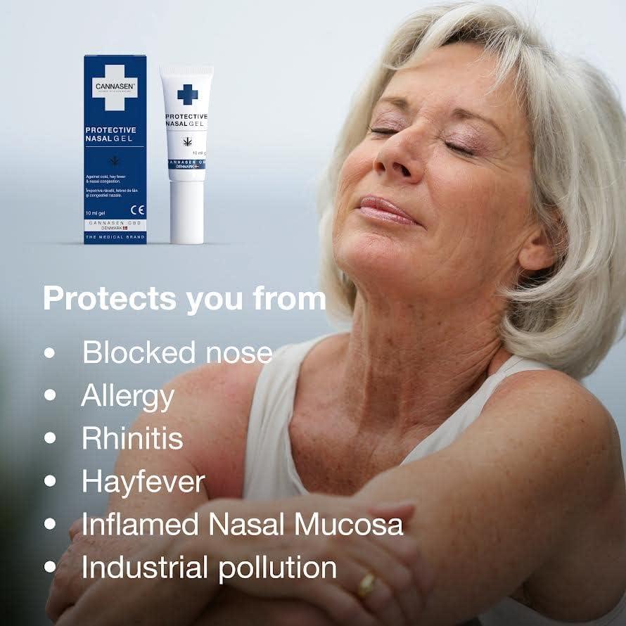 CANNASEN Protective Nasal Gel Sinus Relief Moistening Effect for