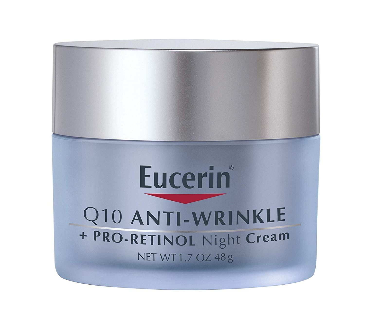 Eucerin Q10 AntiWrinkle + ProRetinol Night Cream 1.7 fl oz (48 g)