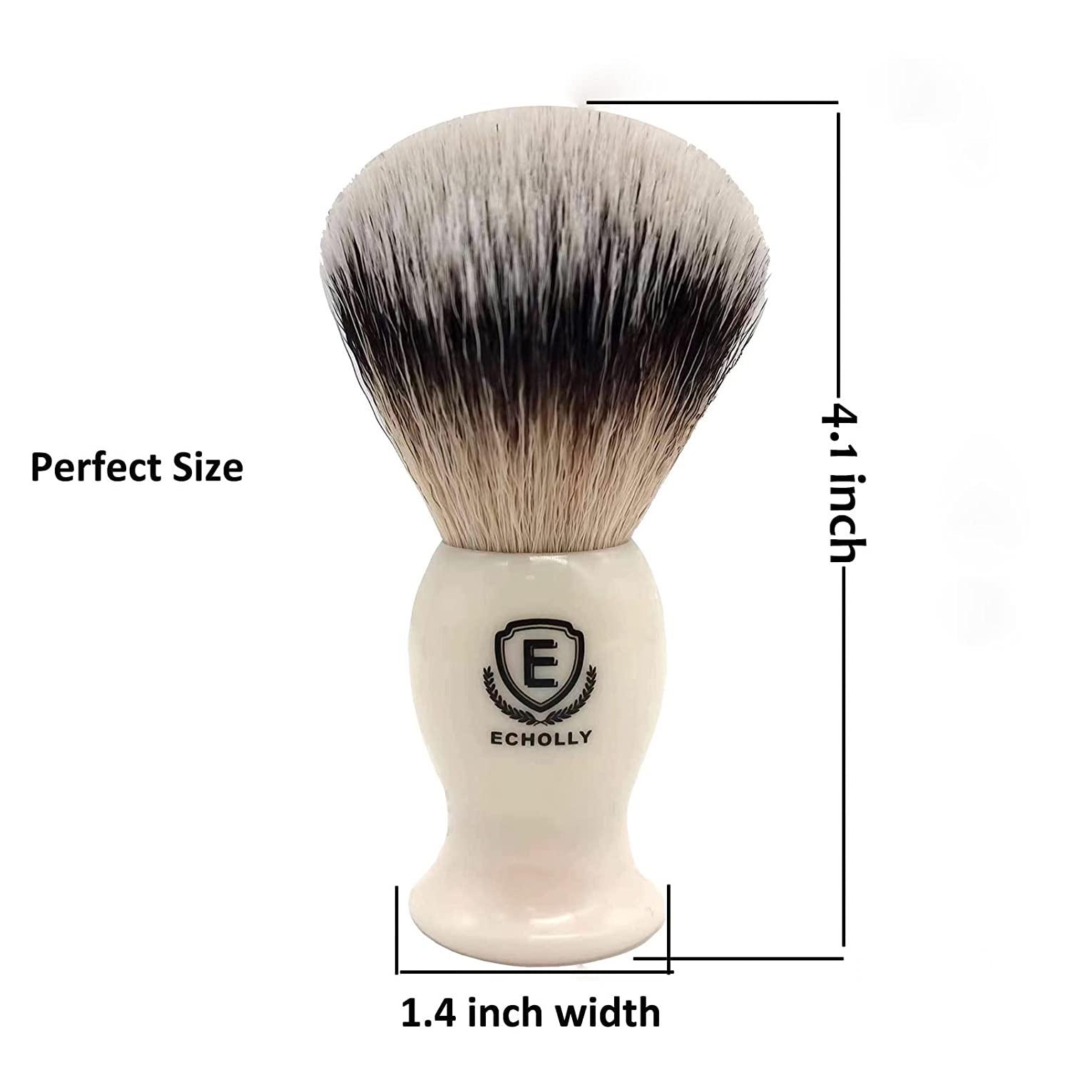 Premium Shaving Brushes for men by EchollyNO Shedding Bristle Shave
