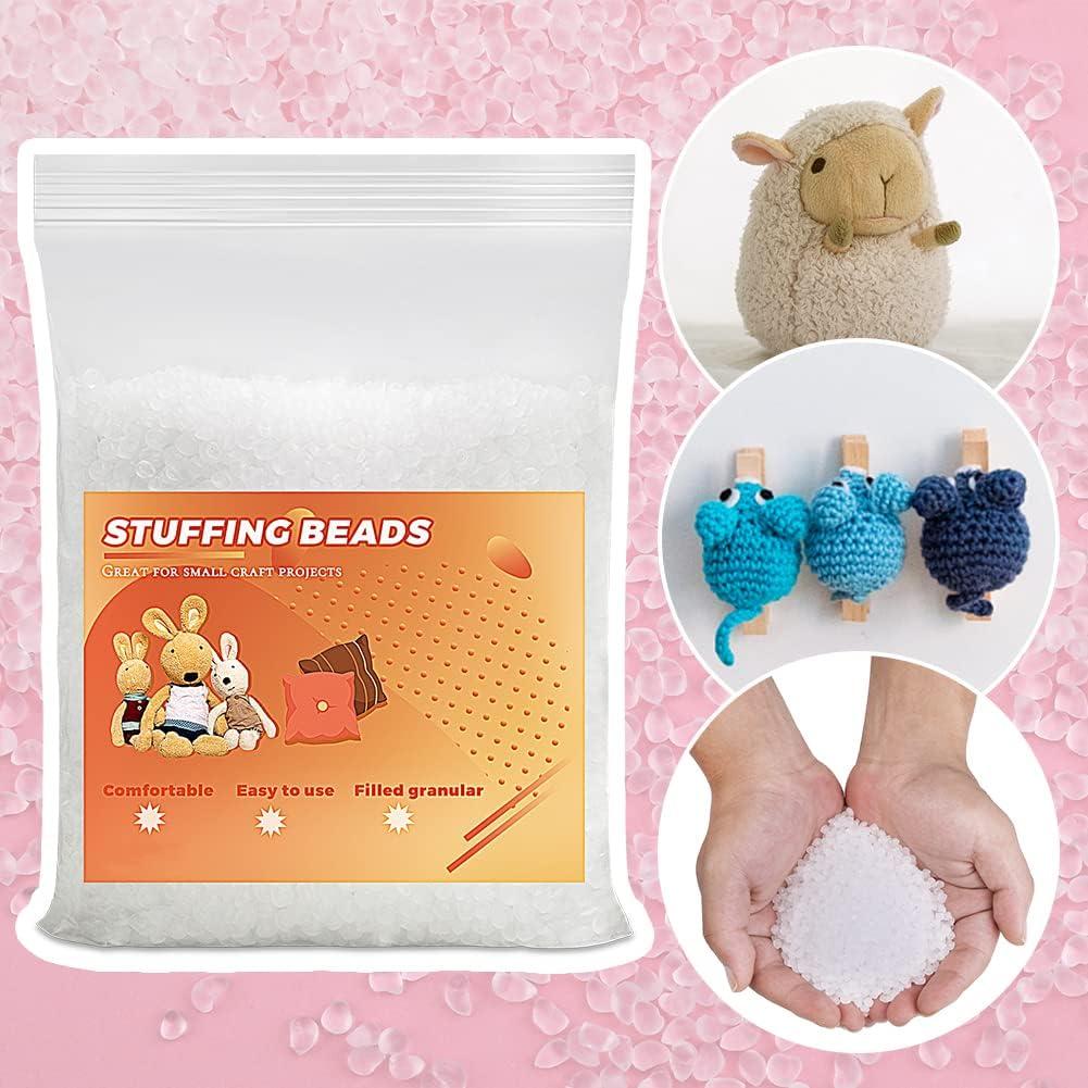 Poly Stuffing Beads Clear Plastic Weighted Stuffing Beads Stuffing Bean Bag  Filler Beads for Pillow Bean Bags Knitted Dolls Plush Animal Toys for Sale  in Brooklyn, NY - OfferUp