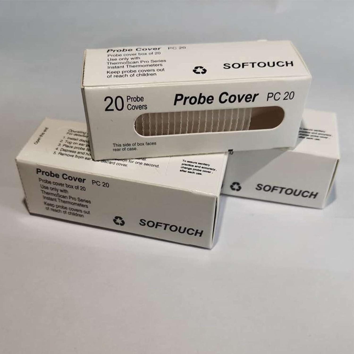 200pcs Disposable Ear Thermometer Probe Covers, Refill Caps Lens