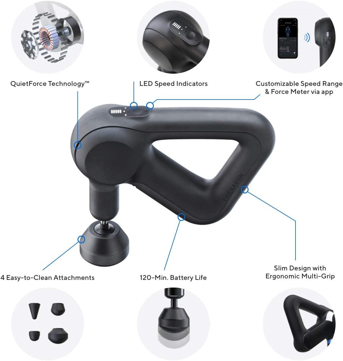 Theragun Prime Electric Handheld Massage Gun Smart App and