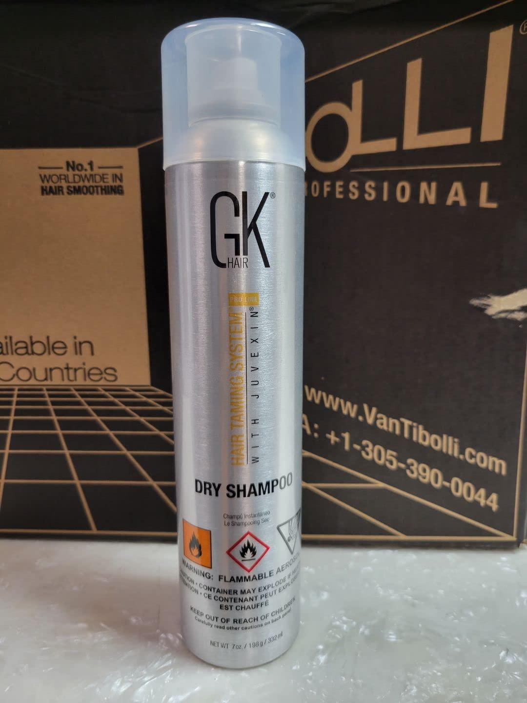 GK HAIR Global Keratin Waterless Dry Shampoo No Residue Spray (7 Fl Oz