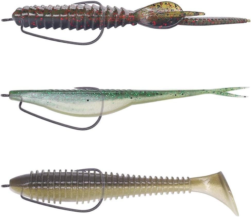 Ewg-Hooks-for-Bass-Fishing-Texas-Rig-Hooks-Offset-Extra-Wide-Gap-Plastic-Worm-Hook  Set Freshwater Bass Rubber Worms Bulk Big Fish Swim Bait Lures Hook Kit 1/0  2/0 3/0 6/0 25 - 50 Pack 2/0 25 Pack