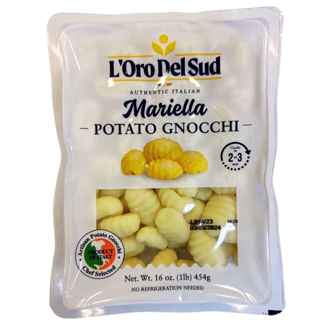 Mariella Potato Gnocchi 12 Pack x 1 lb Cooks in 23 Minutes, Shelf Stable