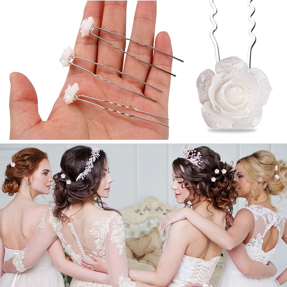 rosemuse Tweed chubby hair pin set ホワイト Rosé Muse tweed chubby hair pin set ピンク - メルカリ