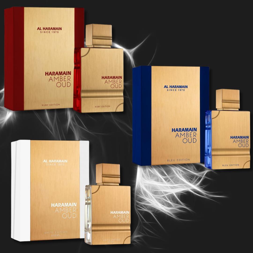Al Haramain Amber Oud Ruby Edition Bleu Edition White Edition