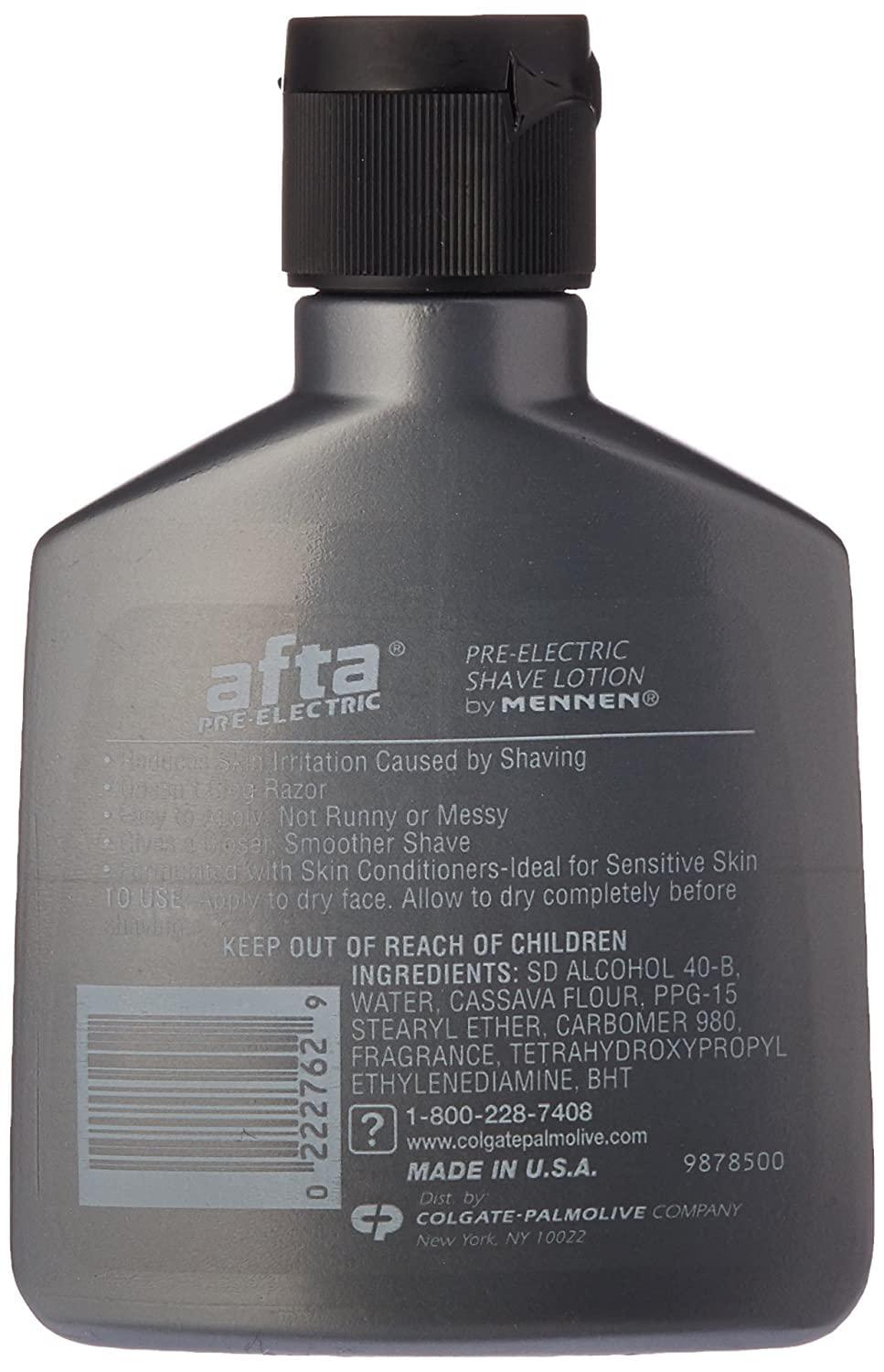 Afta PreElectric Shave Lotion With Skin Conditioners Original 3 oz