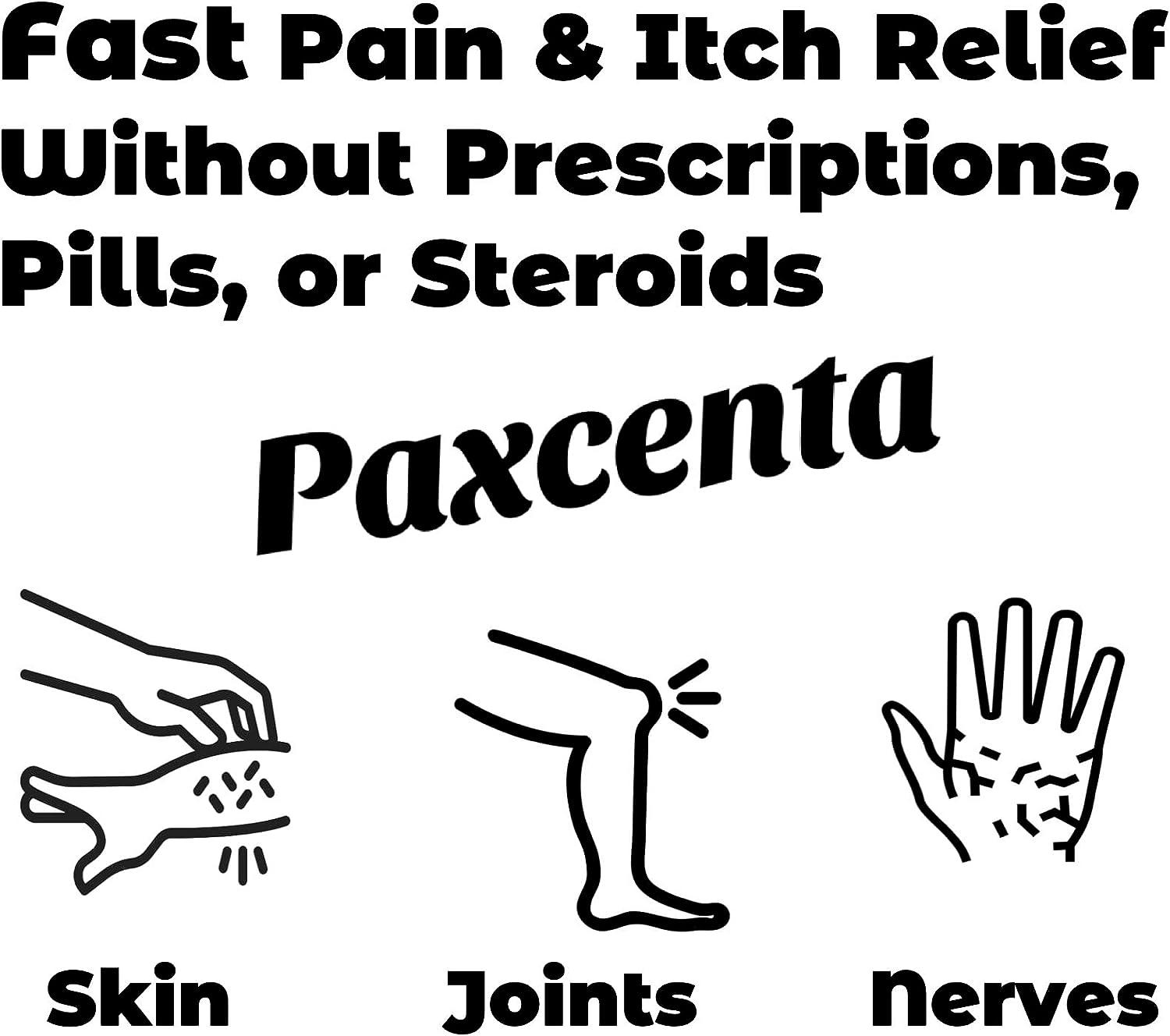 PAXCENTA Pain & Itch Ointment Skin Nerves JointsPain or Itch Rub on
