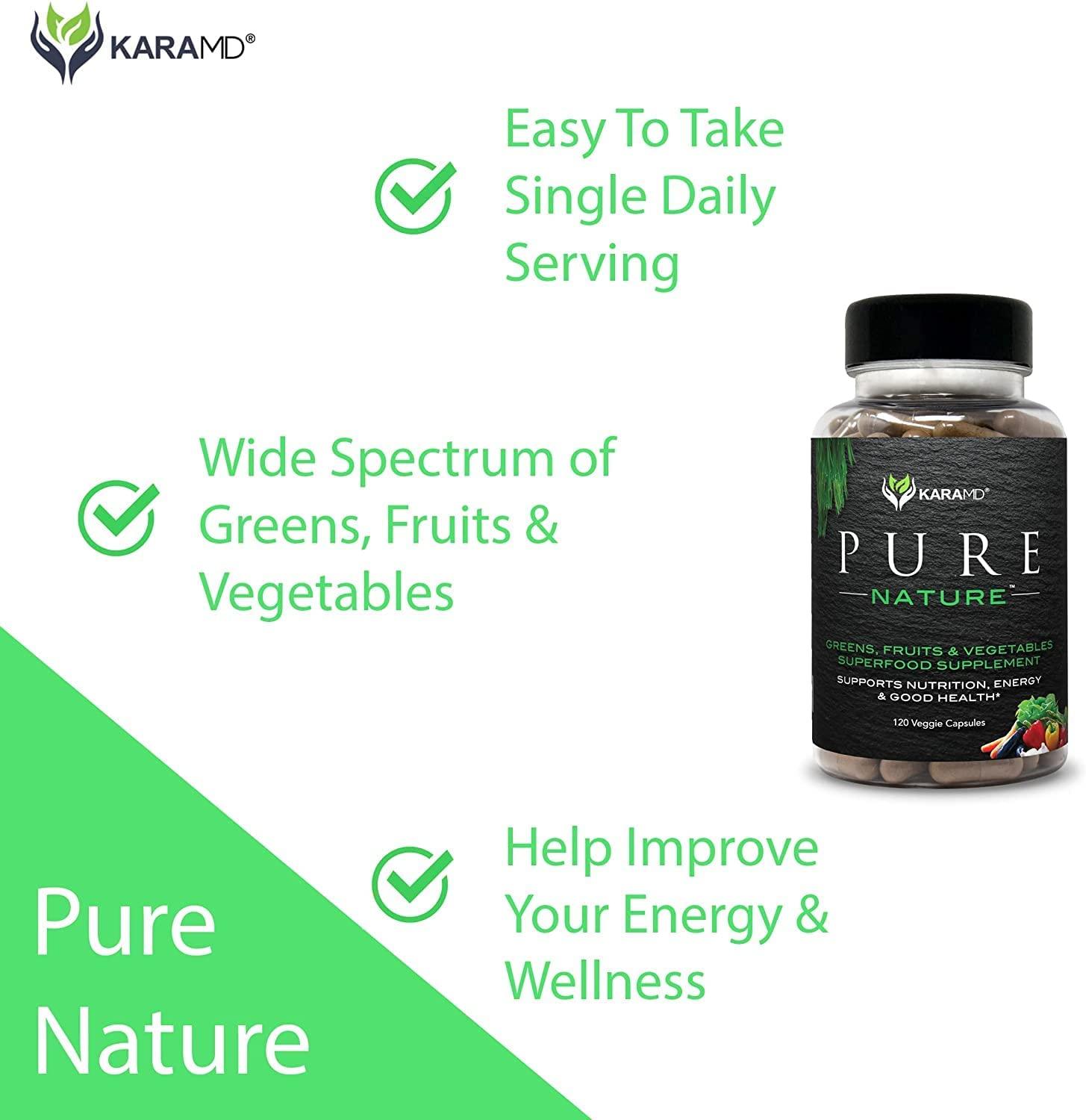 KaraMD Pure Nature Fruit & Veggie Superfood Supplement Antioxidants