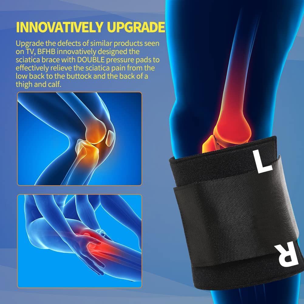 2023 Upgraded Sciatica Pain Relief Brace Active Plus Sciatica Pain Relief  Brace For Sciatic Nerve Pain Lower Back & Hip Black Brace for Sciatica As  Seen On Tv - Unisex
