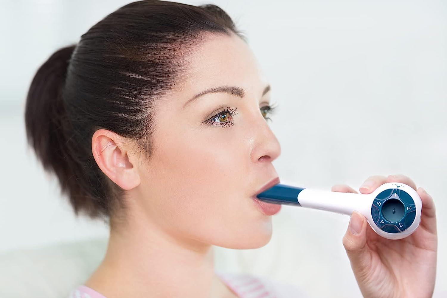 HETARU Breathing Exercise Device Breather Improve Lung Capacity and Respiratory Health