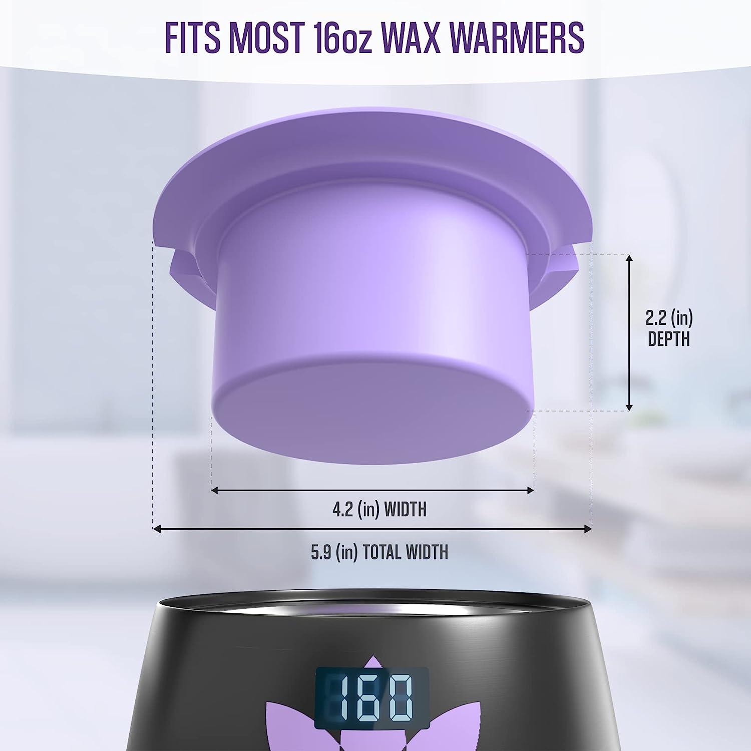 Tress Wellness Wax Warmer Silicone Liner (Purple) - Easy to Clean