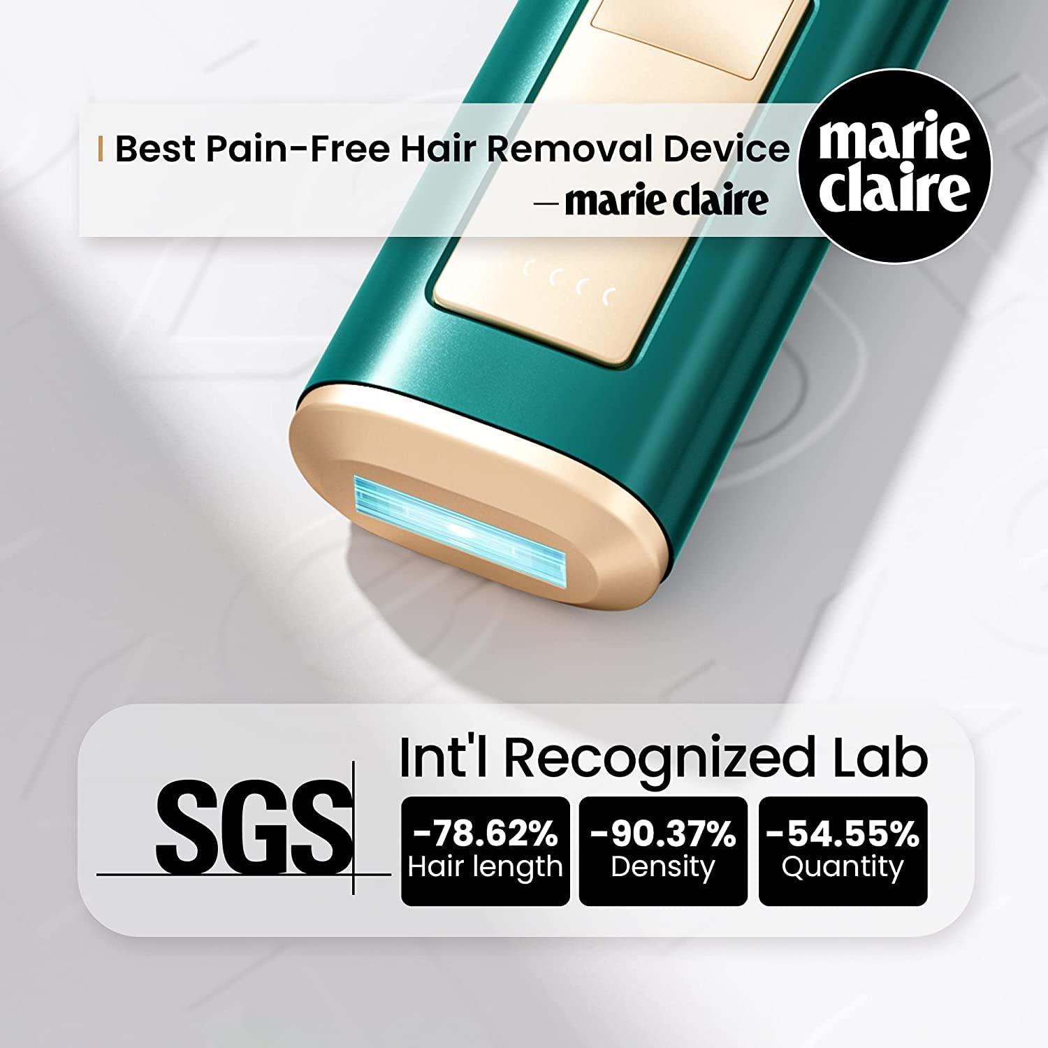 Ulike IPL Hair Removal Air+ with Sapphire- FDA Cleared, Permanent