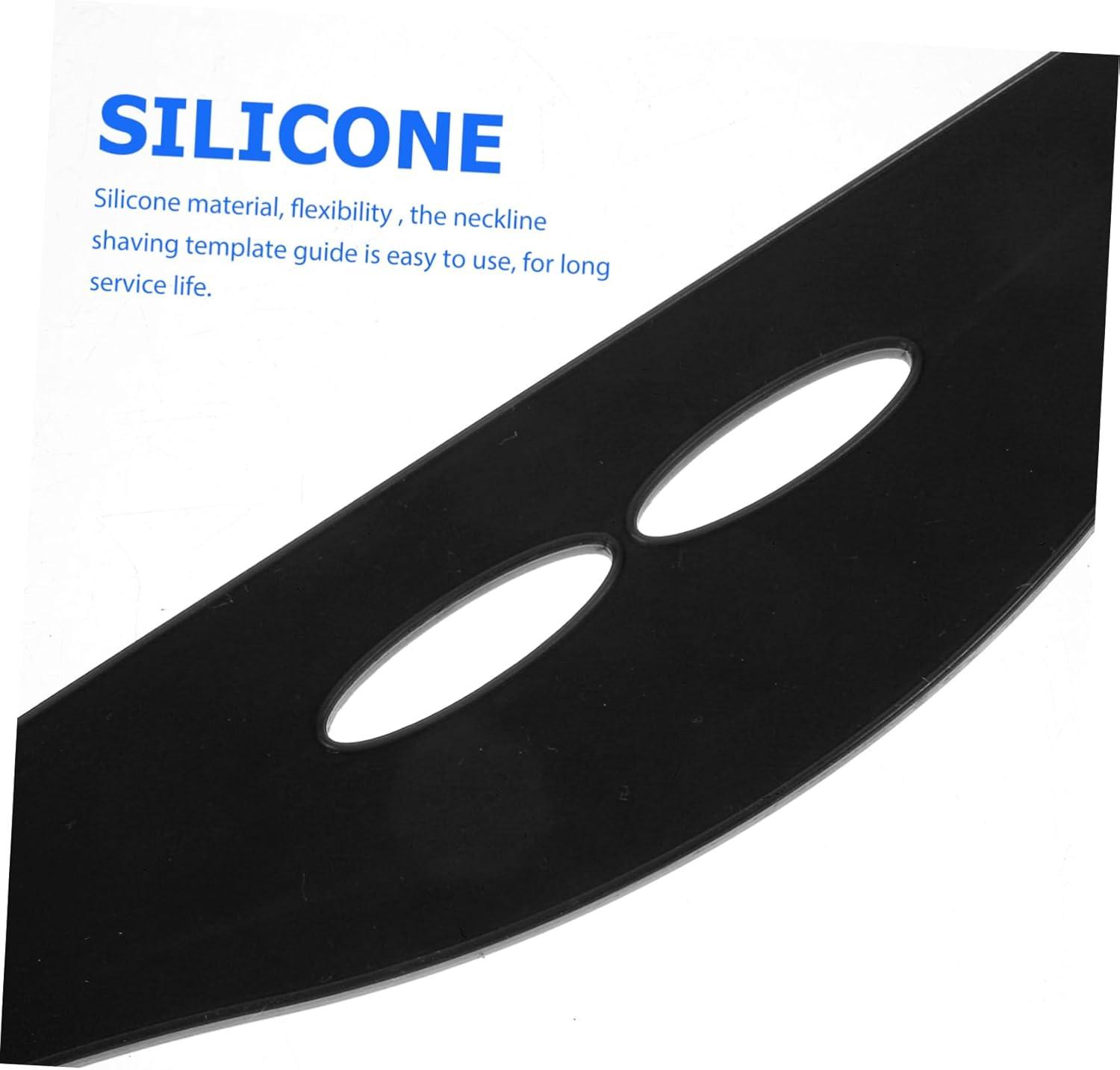 FRCOLOR mens headband tool headbands neckline shaving guide silicone  haircut band adjustable hair cutting guide band for shaping mold template  barber