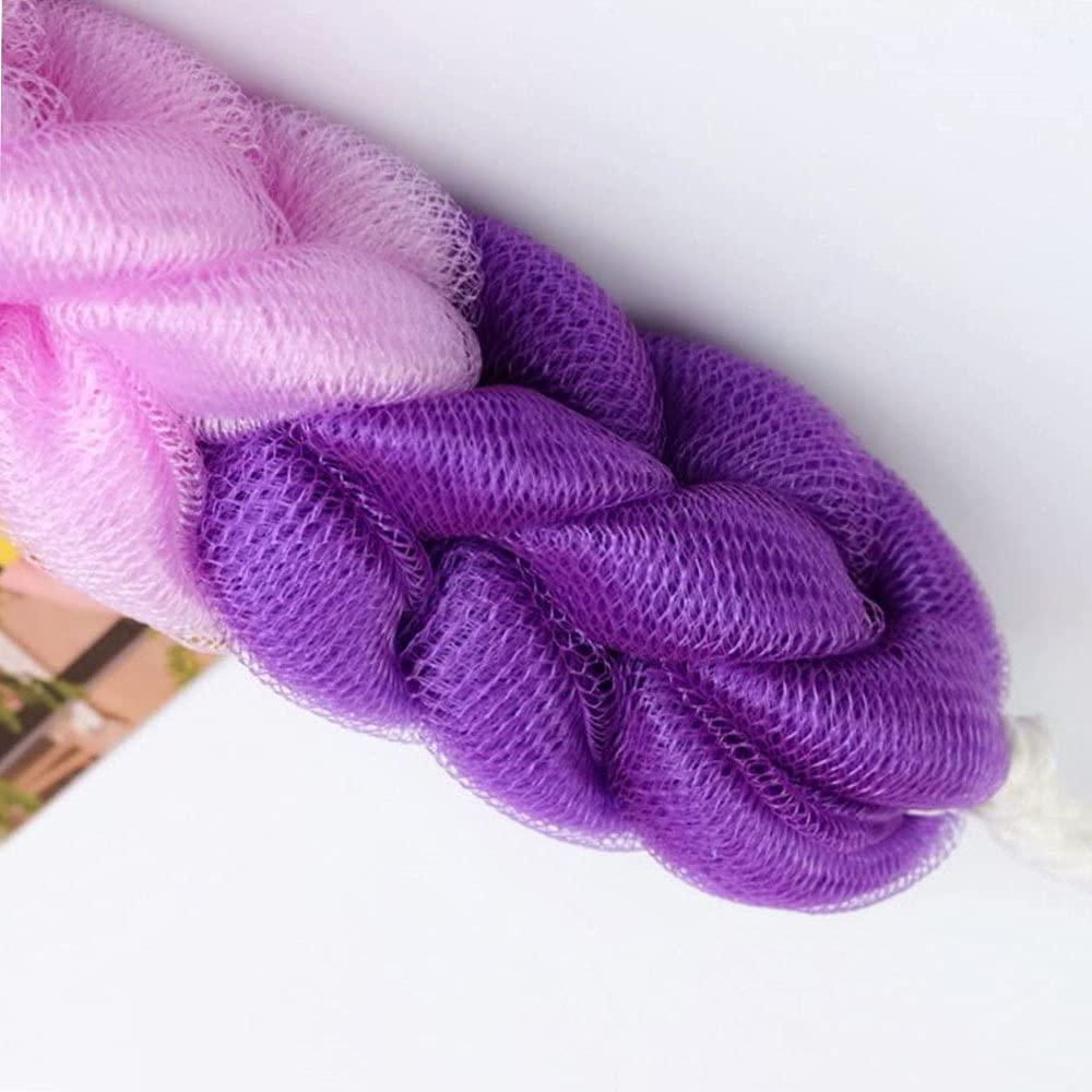 Shower Puff Mesh Pouf Bath Sponge for Back Lower Legs Shower Loofah