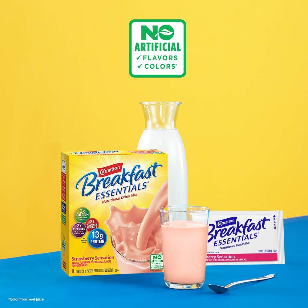 Carnation Breakfast Essentials Strawberry Sensation Powder 12.6 oz