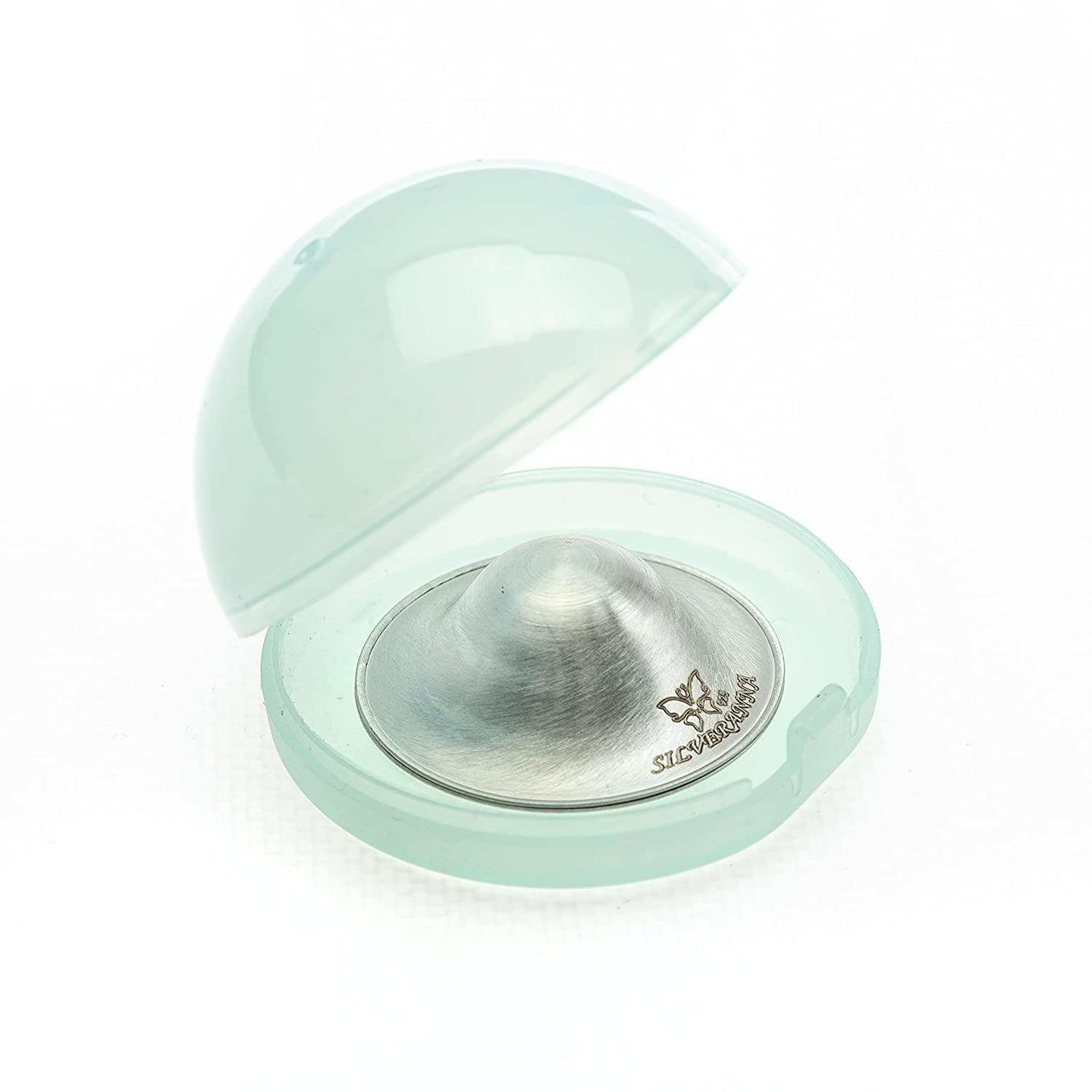 Nipple Shields for Nursing Newborn - Trilaminate 999 Silver Nursing Cups  Soothe and Protect Your Nursing Nipple, Newborn Essentials Must Haves Nipple  Pads, Nipple Covers Protector for Breastfeeding Trilaminate 999 Silver X…
