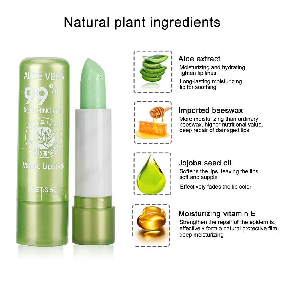 Aloe Vera Color Change Lipstick & Lip Gloss - Moisturizing Lip Balm Beauty  Tool for All Skin Tones | Buy Now with Express International Delivery |  GoSupps.com