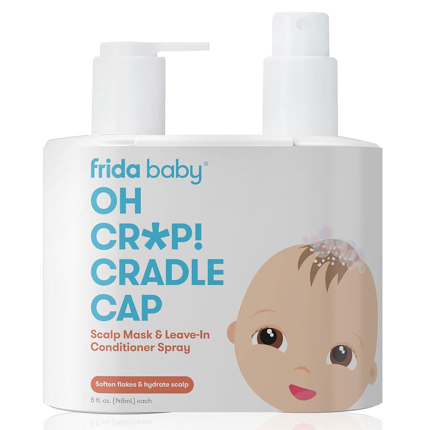 Frida Baby The 3Step Cradle Cap System with Scalp Spray + Scalp Mask