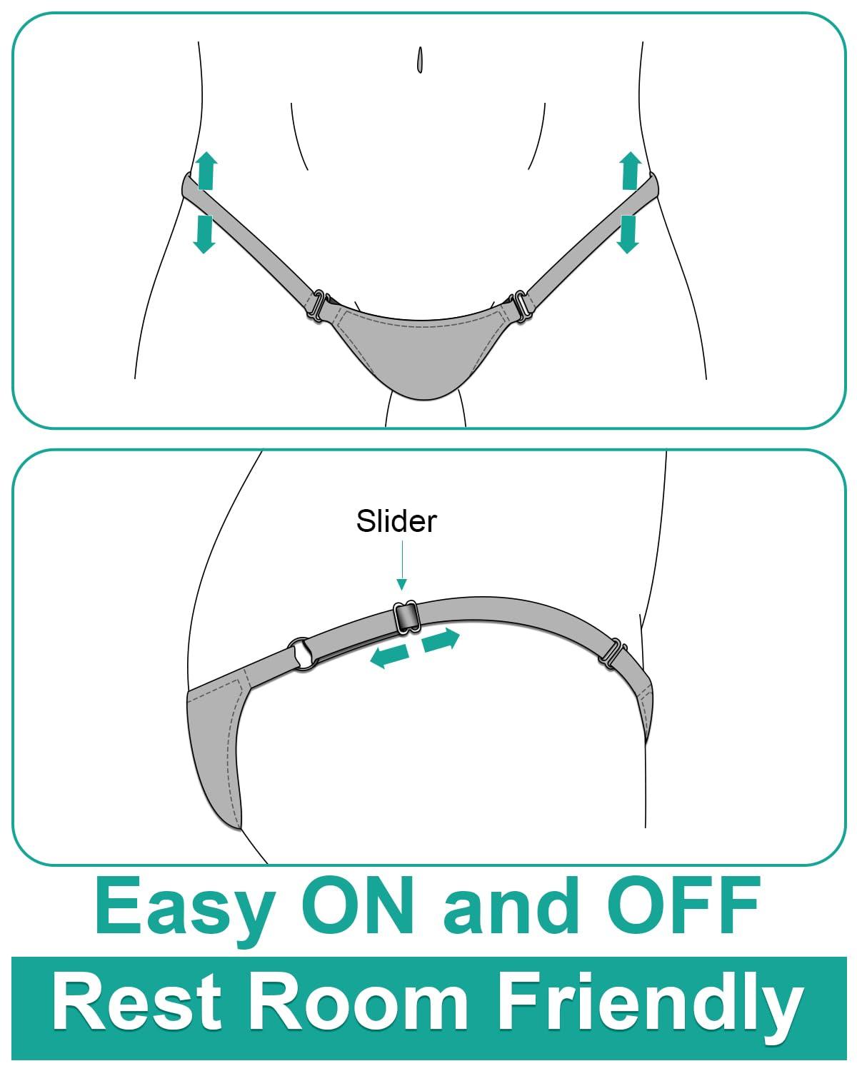 Pelvic Support Belt for Pregnancy - Trimmable 2 in 1 Back Brace&Pelvic Floor Belly Band/Minimalist Groins for Vulvar Varicosities Uterus/Organ Pelvic Support Belt for Pregnancy - Trimmable 2 in 1 Back Brace&Pelvic Floor Belly Band/Minimalist Groins for Vulvar Varicosities Uterus/Organ