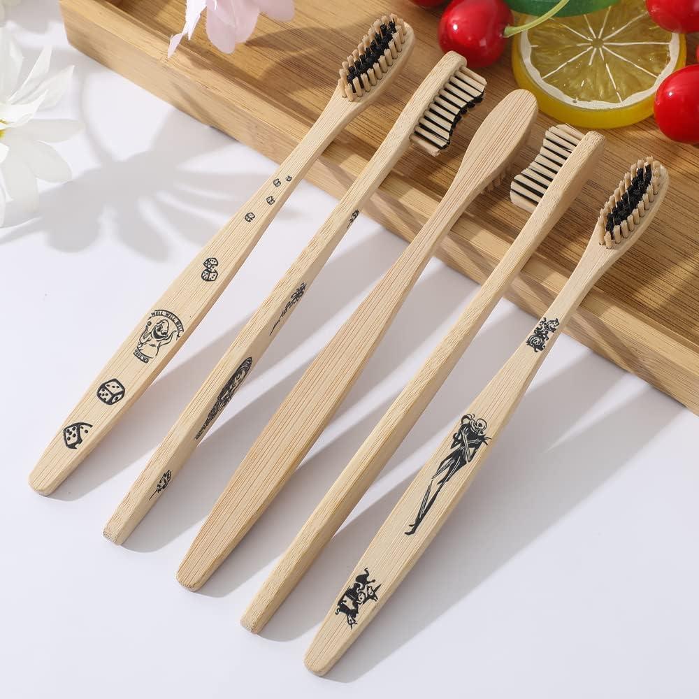 YNJFKX Cartoon Brush Handle Soft (10 Count) BPA Free Environmentally