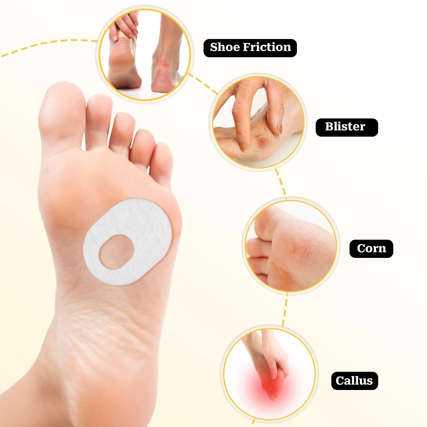 42Pcs Callus Remover Callus Pads for Bottom of Foot Adhesive Corn