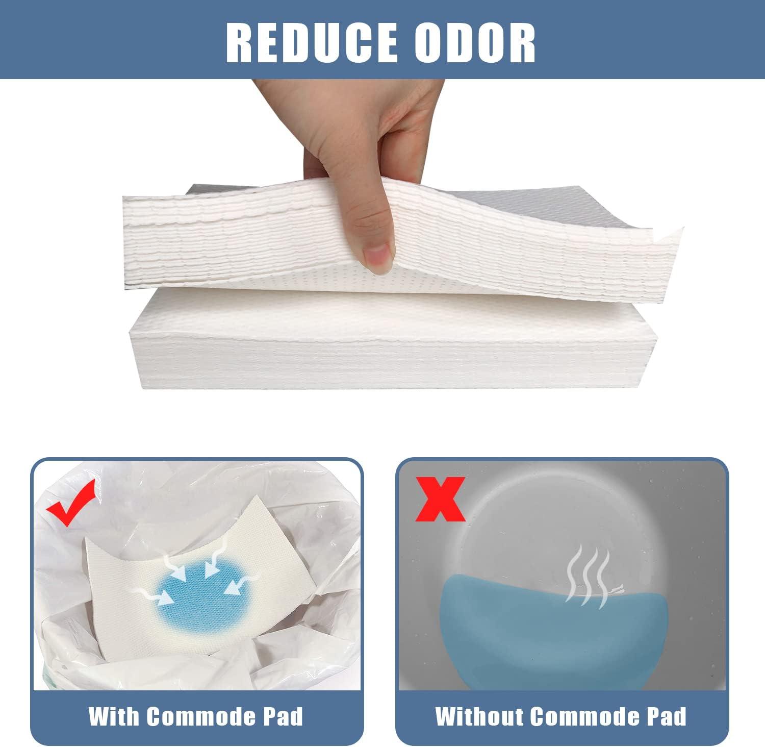 Super Absorbent Pads for Bedside Commode Liners and Bedpan Liners