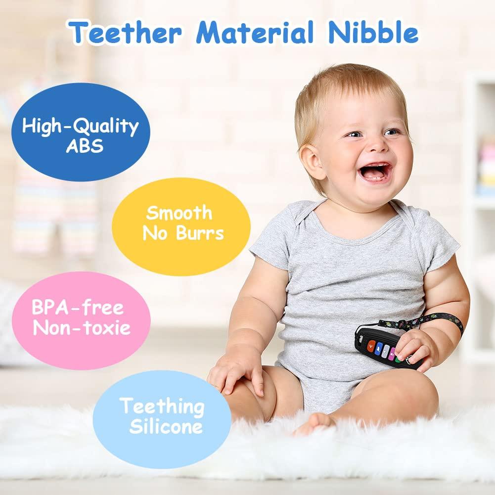 Hotut Baby Teething Toys Pack Silicone Teether for Babies