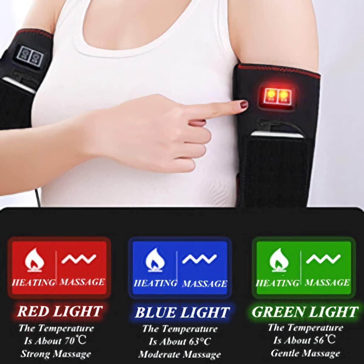 Portable Arm Heating Pad Wrap with Vibration Massage - USB Electric Heat  Therapy for Muscle Soreness (Less Than 45CM) | Buy Now with Express  International Delivery