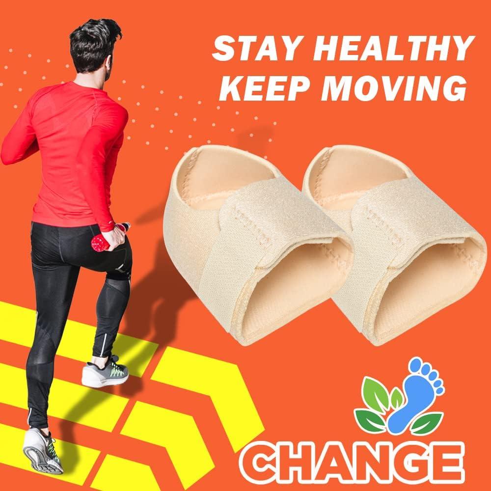 Heel Cups for Heel Pain (4PCS Adjustable Breathable) Plantar Fasciitis