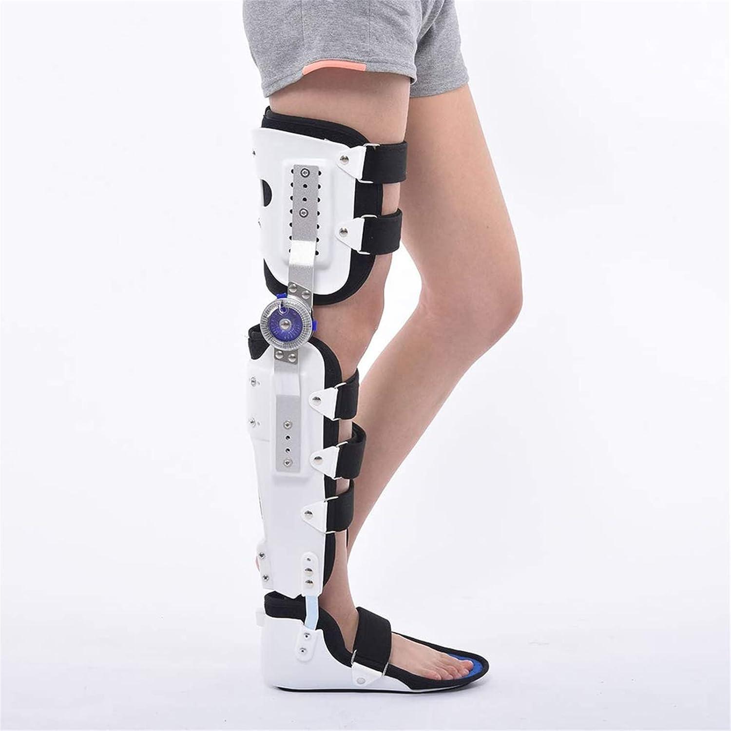 Adjustable Hip Joint Fixation Bracket Hinged Knee Foot Support