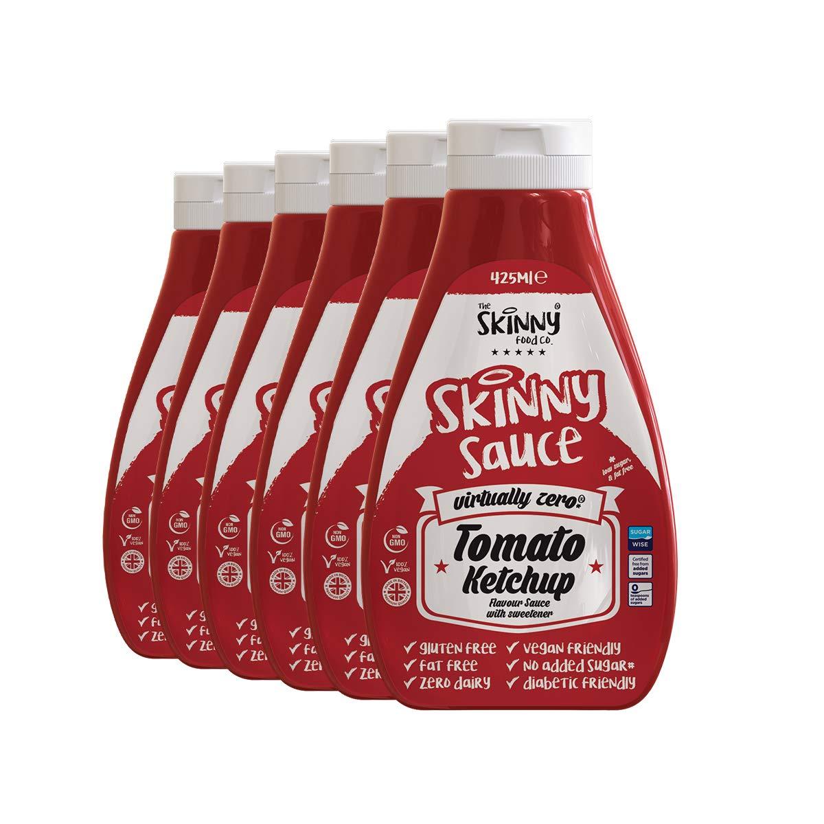 The Skinny Food Co. Tomato Ketchup Virtually Zero Calorie Sugar Free Sauce