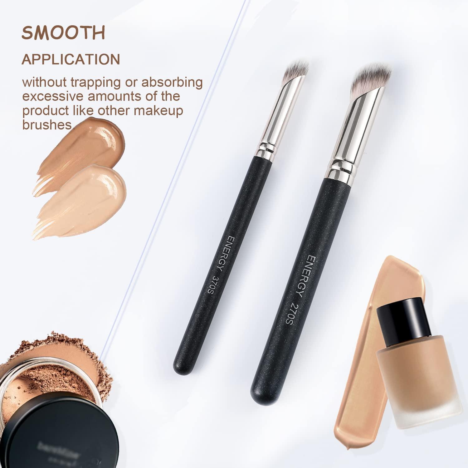 ENERGY Foundation Brushes Set Angled Foundation Brush & Mini
