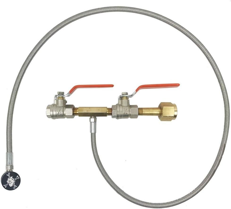 Maddog Paintball CO2 Fill Station, CO2 Dual Valve Bottle Refill Station