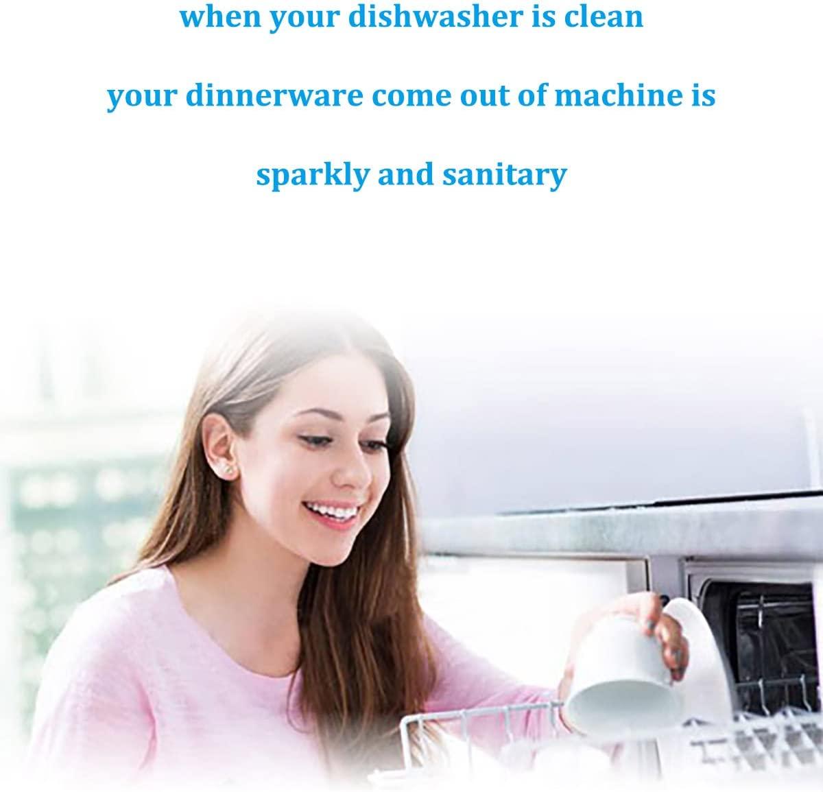 EcoFriendly Dishwasher Cleaner and Deodorizer, Remove Hard Water Stain, Detergent Buildup and