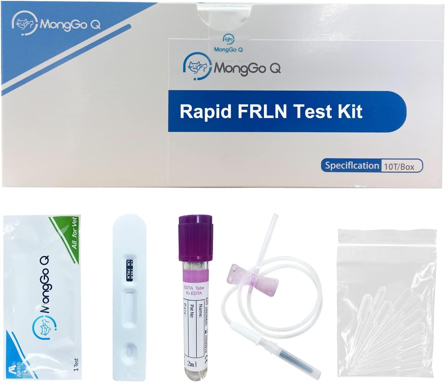 MONGGO Q Cat Pregnancy Test 10PCS Feline RLN Early Pregnancy Test Kit