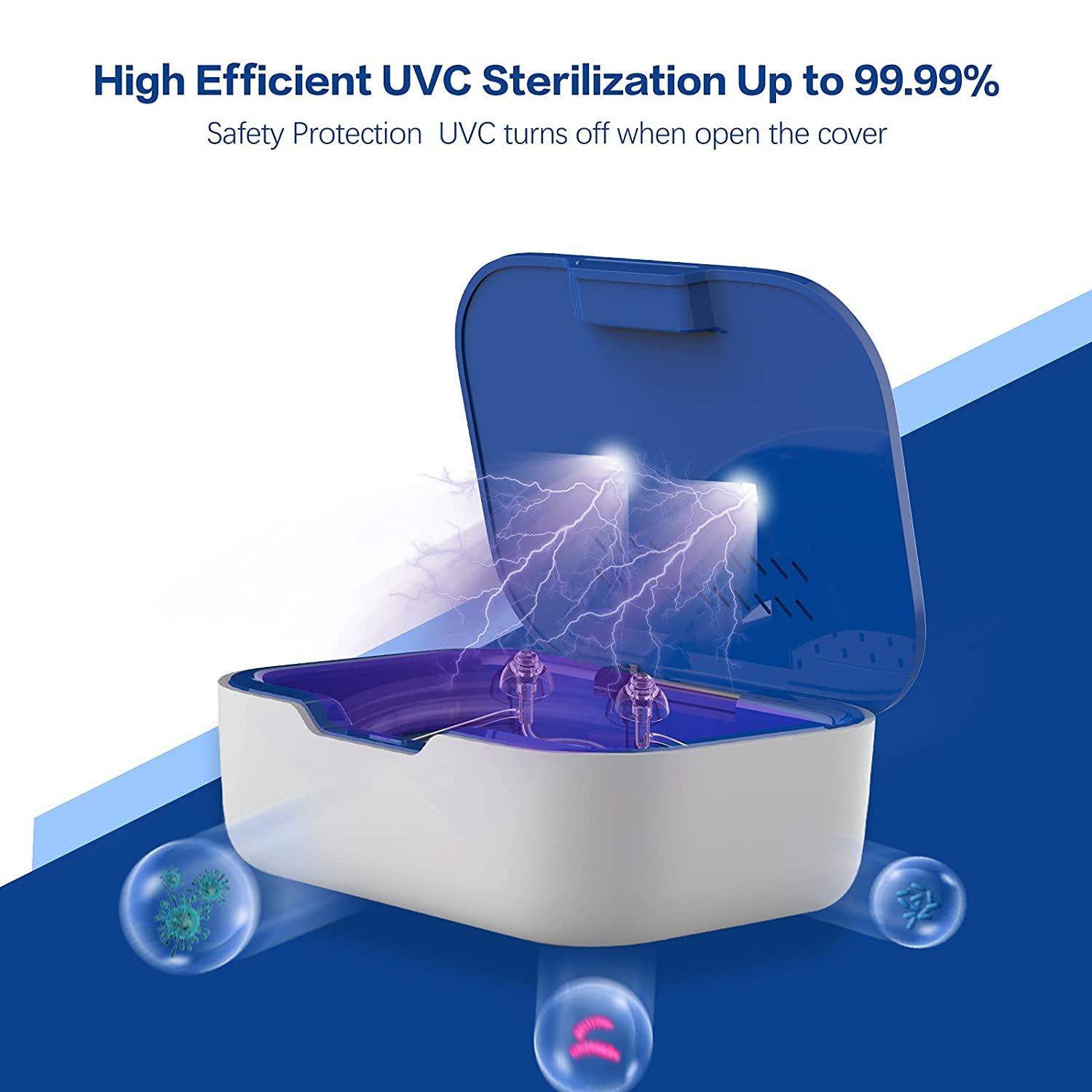 ROSA RUGOSA 3-in-1 Hearing Aid Dryer & Dehumidifier Kit - Removes Sweat