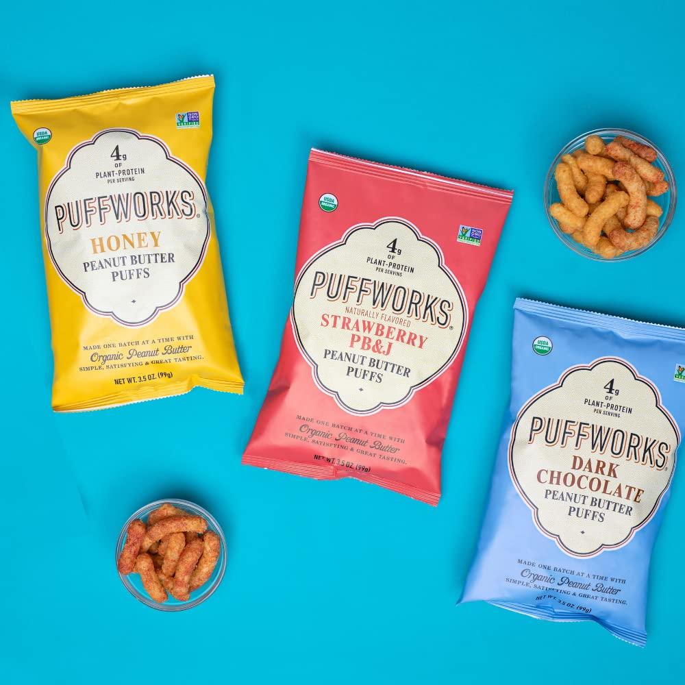 Puffworks Original Organic Peanut Butter Puffs Plant-Based