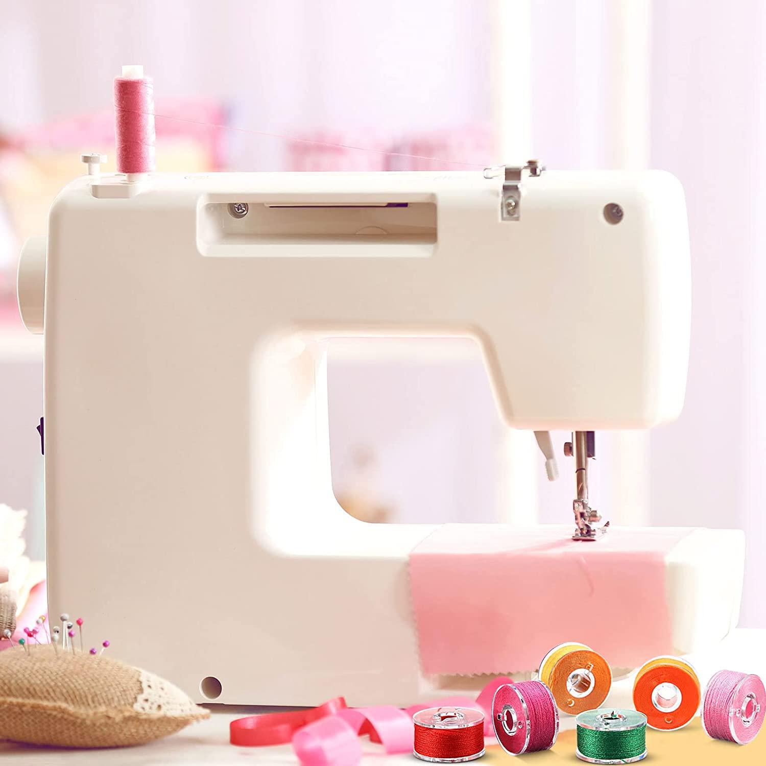 Prewound Thread Bobbins with Bobbin Box for Brother/Babylock/Janome