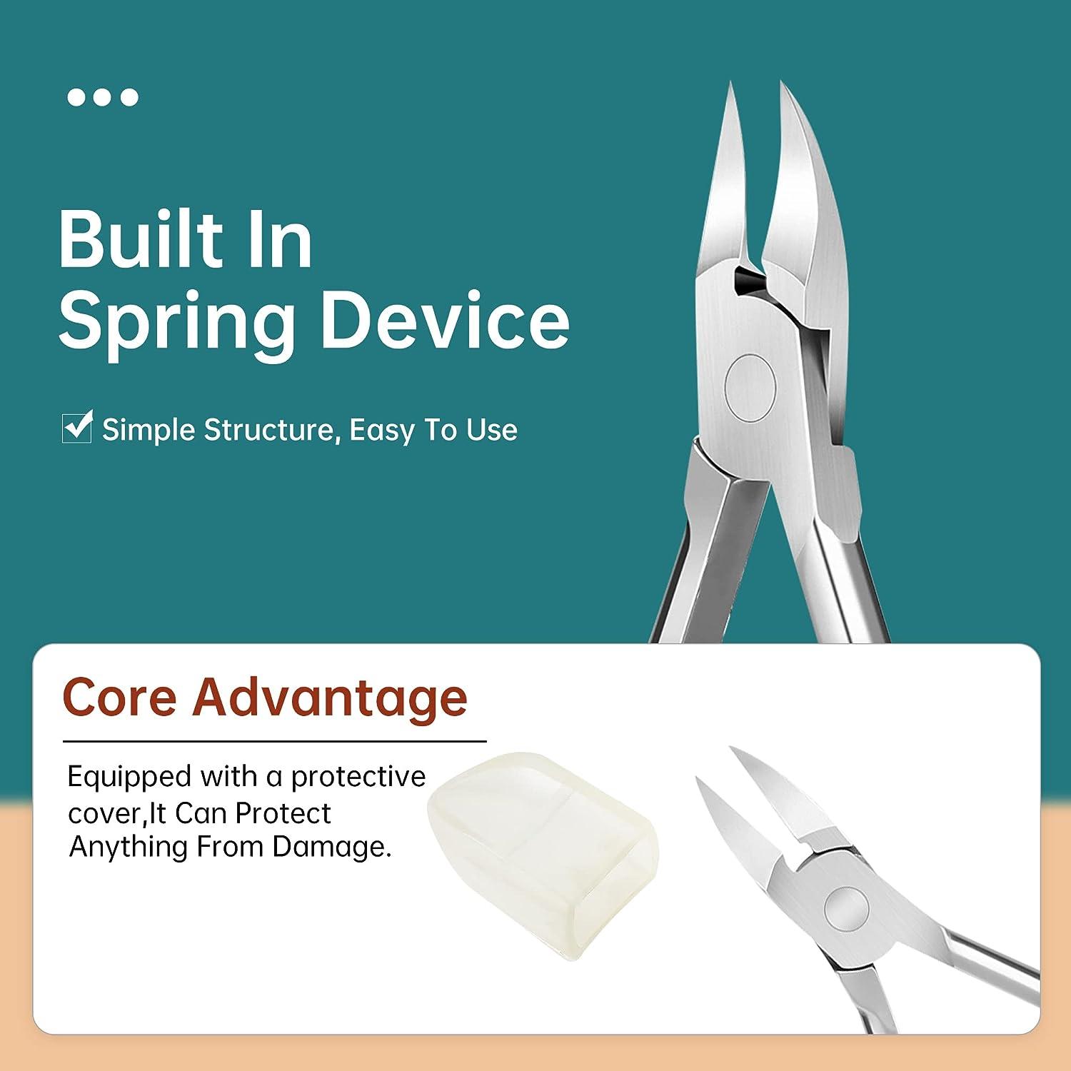 Stainless Steel Toe Nail Clipper Efficient Trimming Tool for Toe and Finger Nails Professional