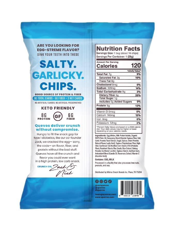 Quevos Protein Chips The Original Low Carb Protein Chips made with