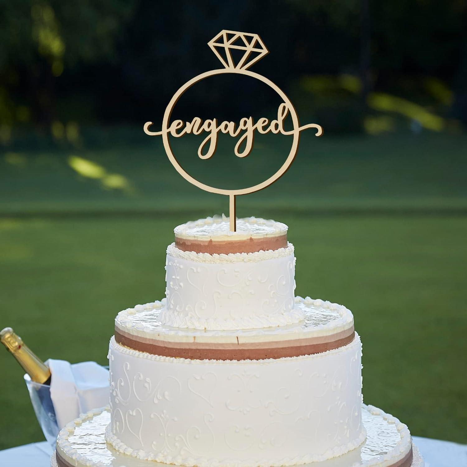 Engagement Cake Toppers - Cake Decorations | Online Party Supplies - View #11