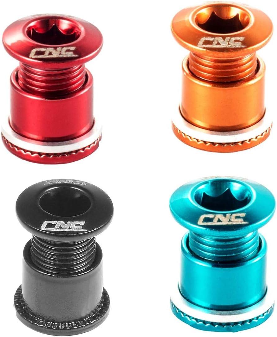 thumbnail image 2 of CNC Bike Chainring Bolts & Nuts Set - M8 X 6.5mm, 5 Colors, For Single/Double Chainrings (Mountain/Road/BMX) 2 of 9