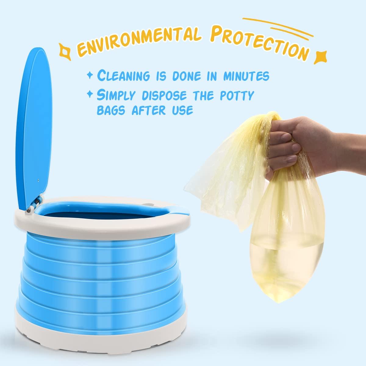 Portable Potty for Kids Toddlers Foldable Travel Potty Training Seat