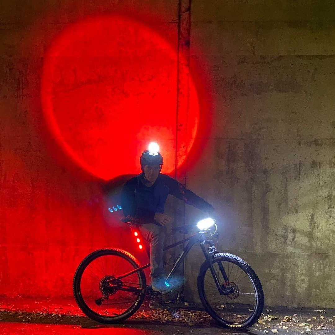 Bike Lights: LED, Rechargeable, Front, Rear & Helmet