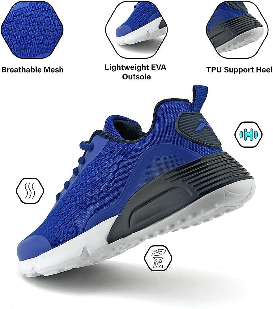 Blue mesh sports shoes store